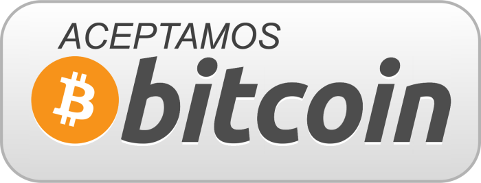 Aceptamos bitcoins